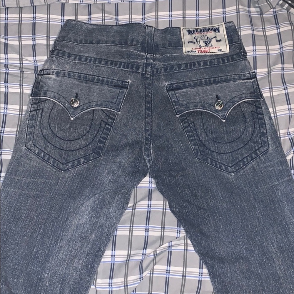 True Religion Straight fit jeans with flap
